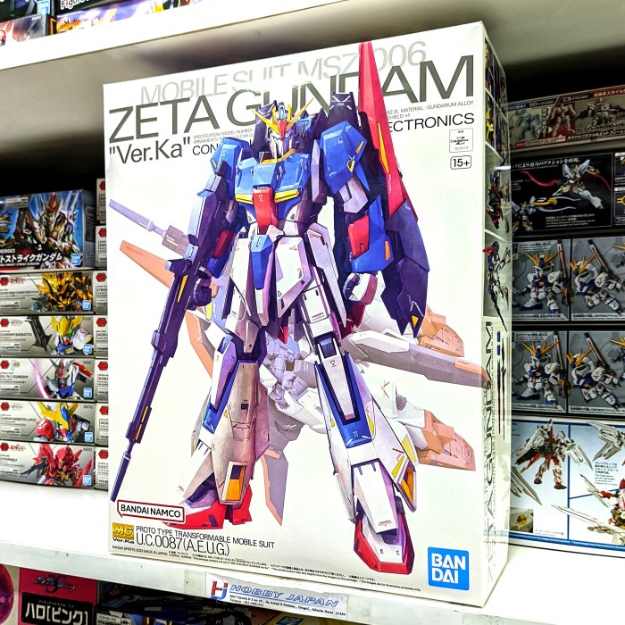 MG Zeta Gundam Ver Ka Bandai Modelkit