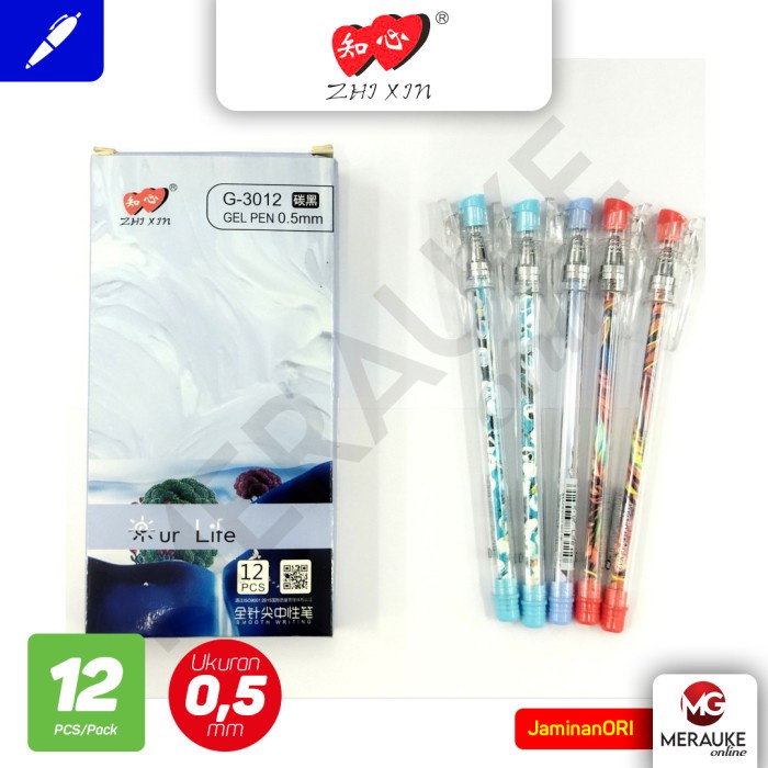 

Gel Pen ZHIXIN G-3012 0.5mm (Satuan)