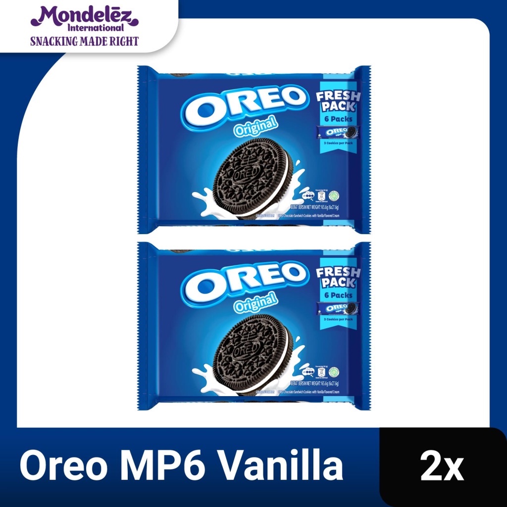 

OREO Rasa Original Multipack 6 (165.6g) x2