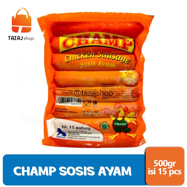 

Champ Sosis Ayam Isi 15 Pcs 500 Gram