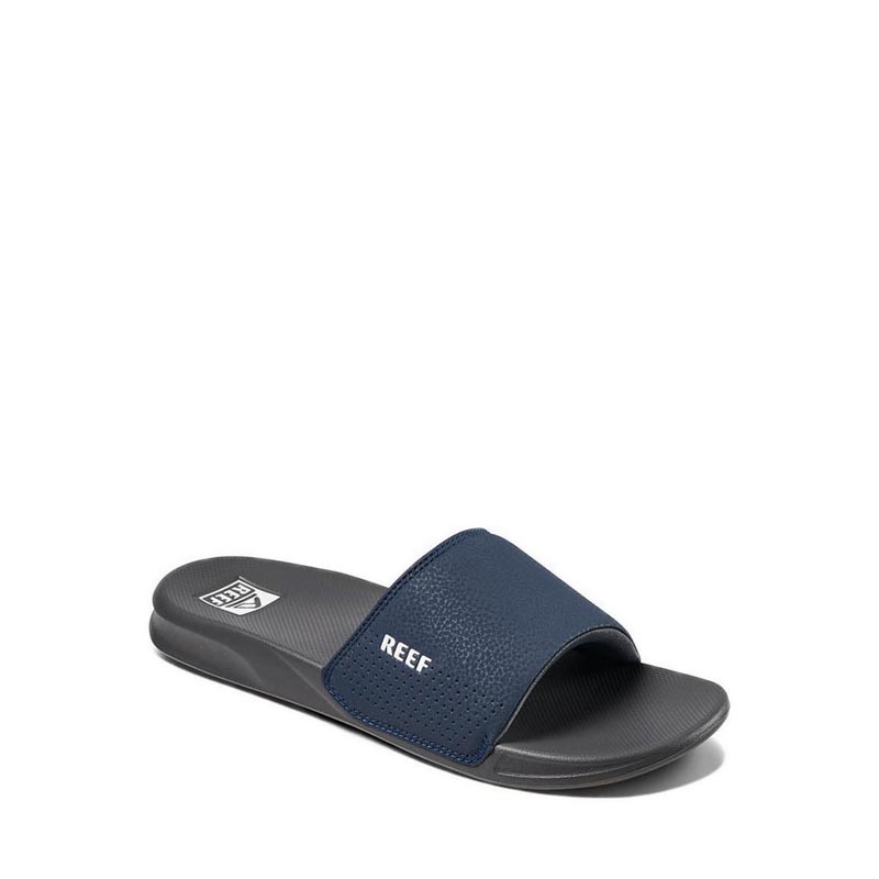 REEF ONE MENS SLIDE - NAVY/WHITE