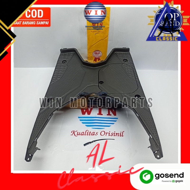 Pijakan Kaki Beat Street ESP 2016 2017 2018 2019 | footrest atas + tutup aki WIN | bordes dek injaka