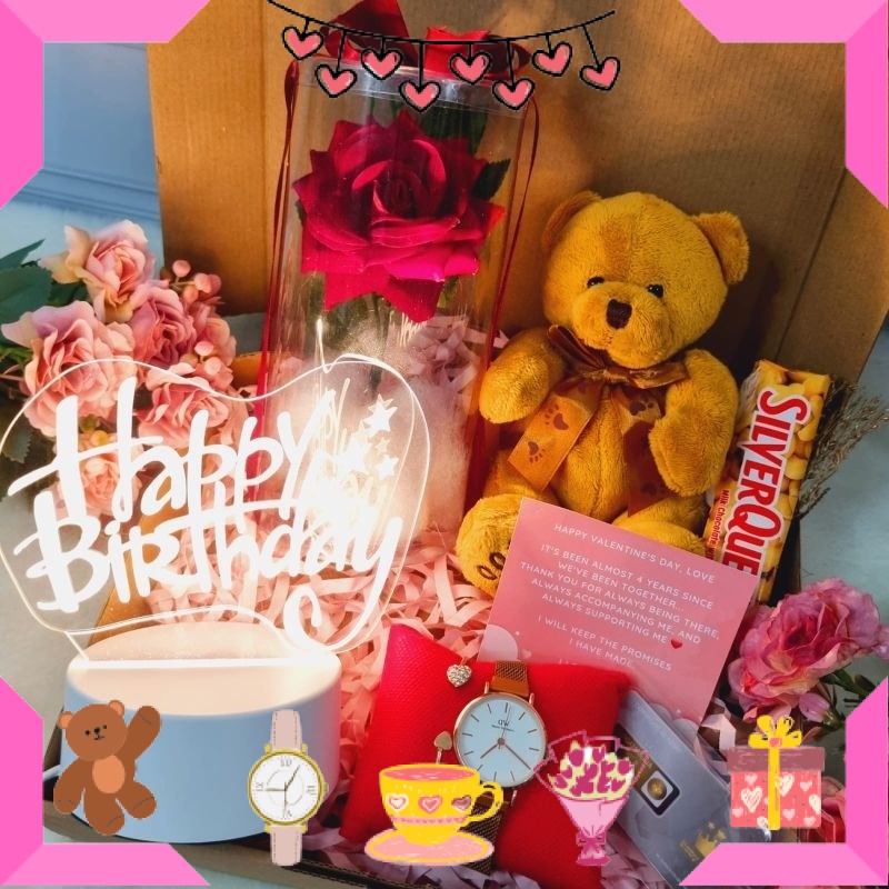 

KADO HAMPERS BAYI ANAK MUDA REMAJA PACAR KEKASIH BIKIN ROMANTIS ANNIVERSERY/ PREMIUM Hadiah Ulang Tahun Hampers Cewek / Kado Pacar Birthday Gift / ULTAH LAHIRAN WISUDA JADIAN