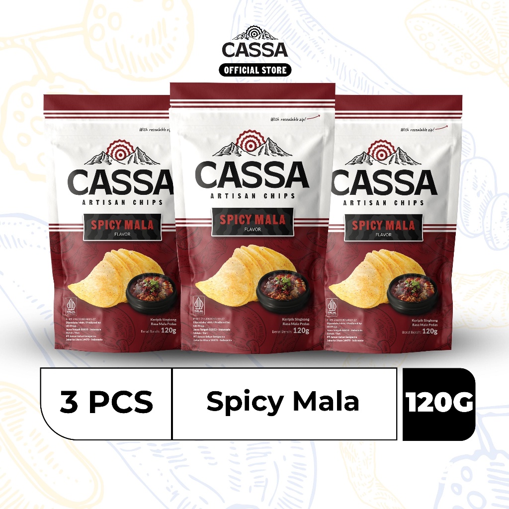 

Cassa Artisan Chips Spicy Mala 120gr x 3pcs