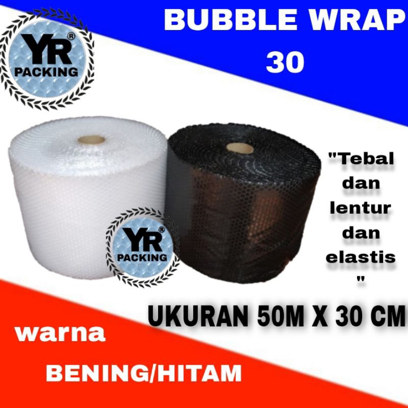 

Bubble wrap roll (50Mx30CM) elastis berkualitas premium