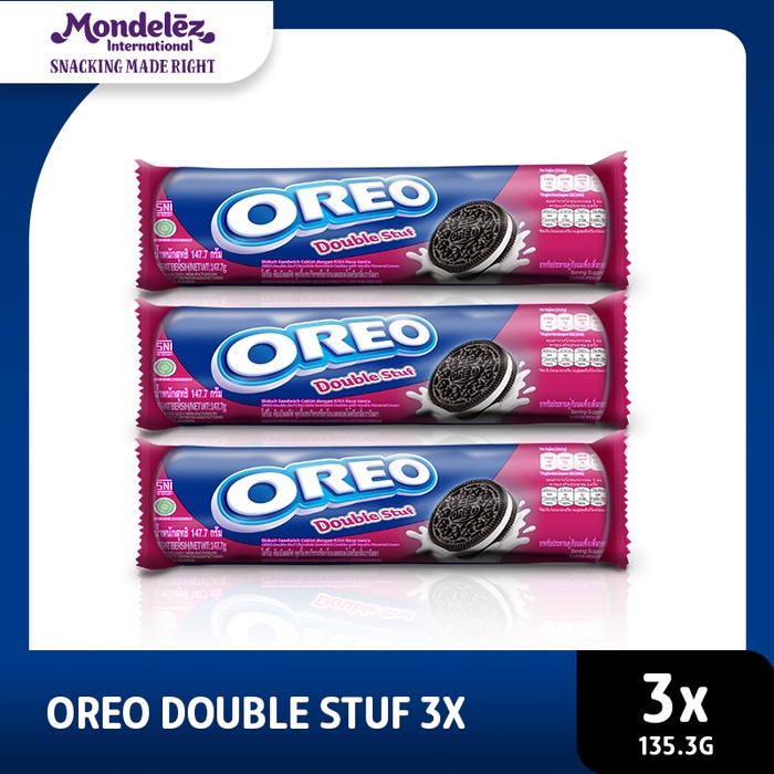 

[PROMO] Mondelez 3x Oreo Double Stuff 135.3 gr