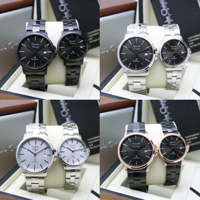 Jam Tangan Couple Alexandre Christie Ac 1032 /Ac1032 Original