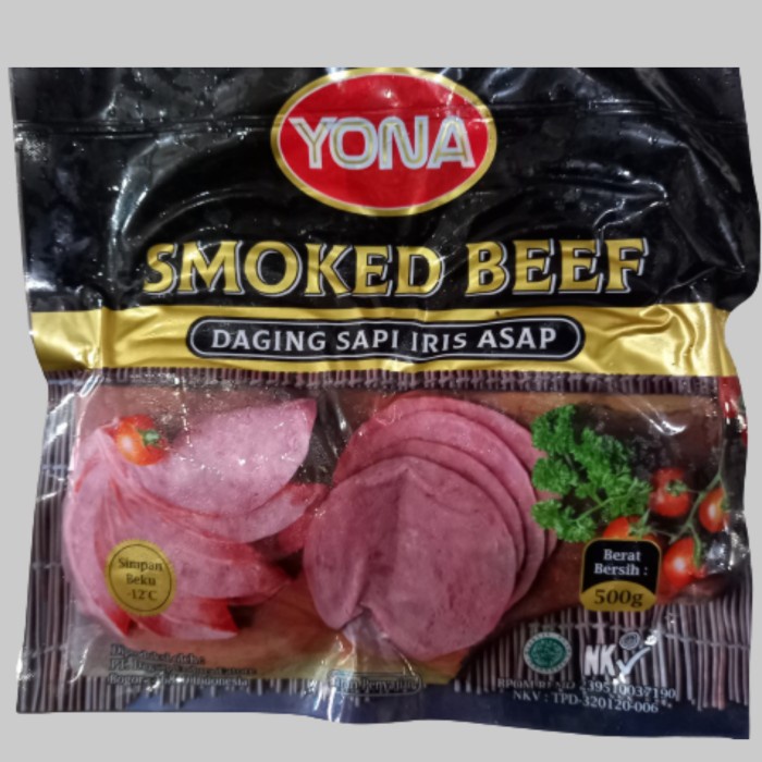 

f Yona Smoked Beef / Daging Sapi Iris Asap 500 Gram