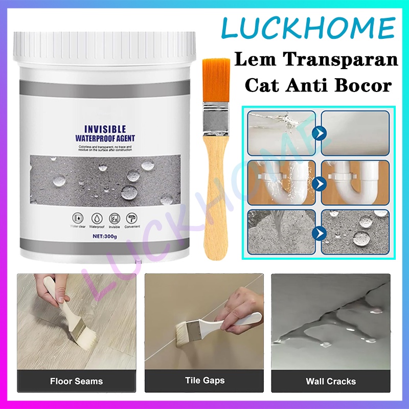 300Gram Lem Transparan Anti Bocor Pelapis Anti Bocor Invisible Waterproof Lem Perekat Transparan Ant