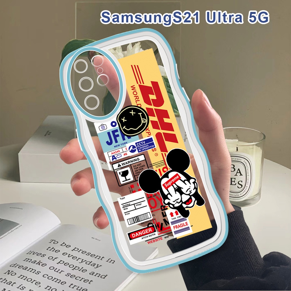 Casing Untuk Samsung Galaxy S20 FE S21 FE 5G S20 Plus S21 Ultra S21 5G Soft Case Cartoon Mickey Minn