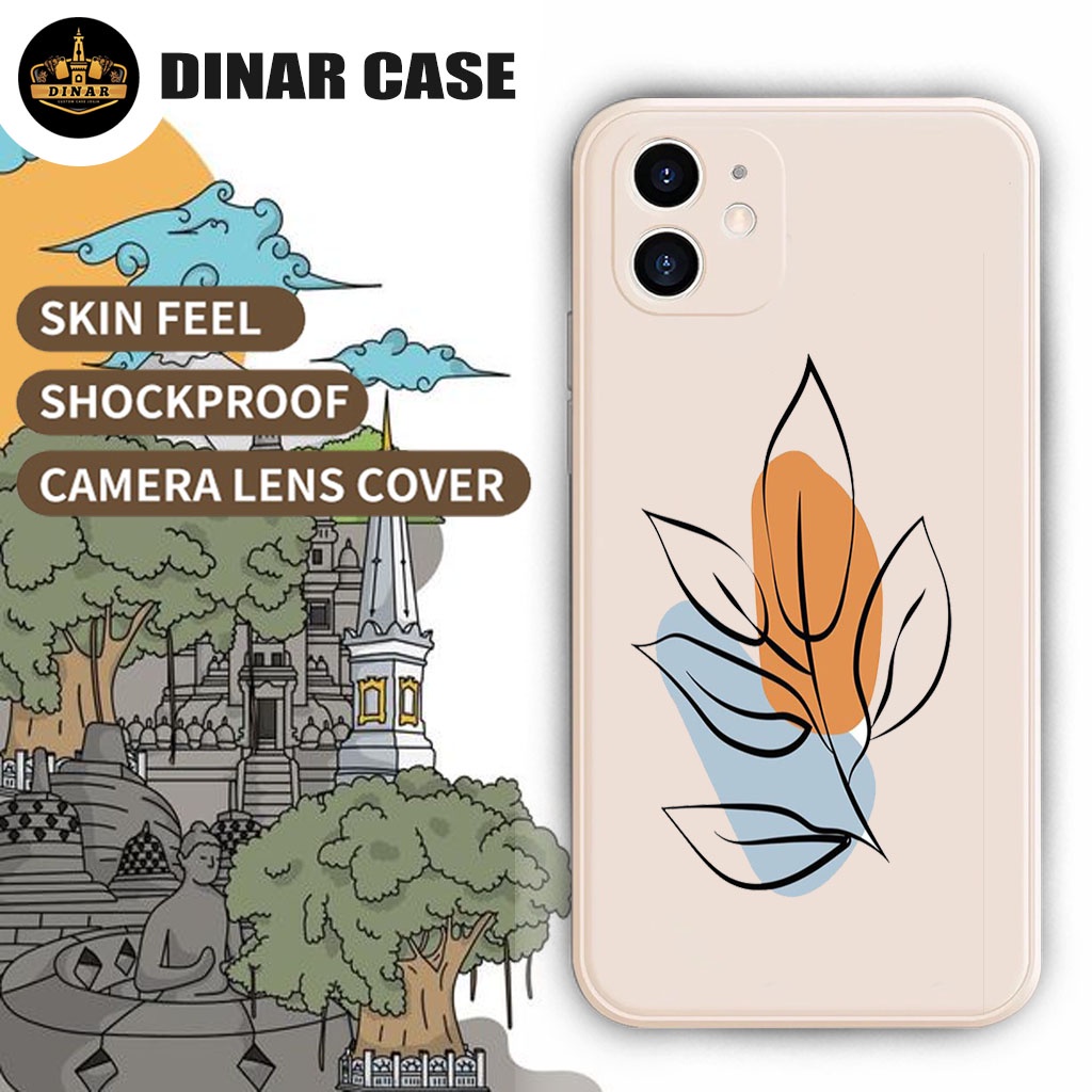 Softcase Realme 5 5 PRO C11 C15 C20 C21 C21Y C25 C31 C30 C35 C55 C33. Motif Gambar DN259/DAUN custom