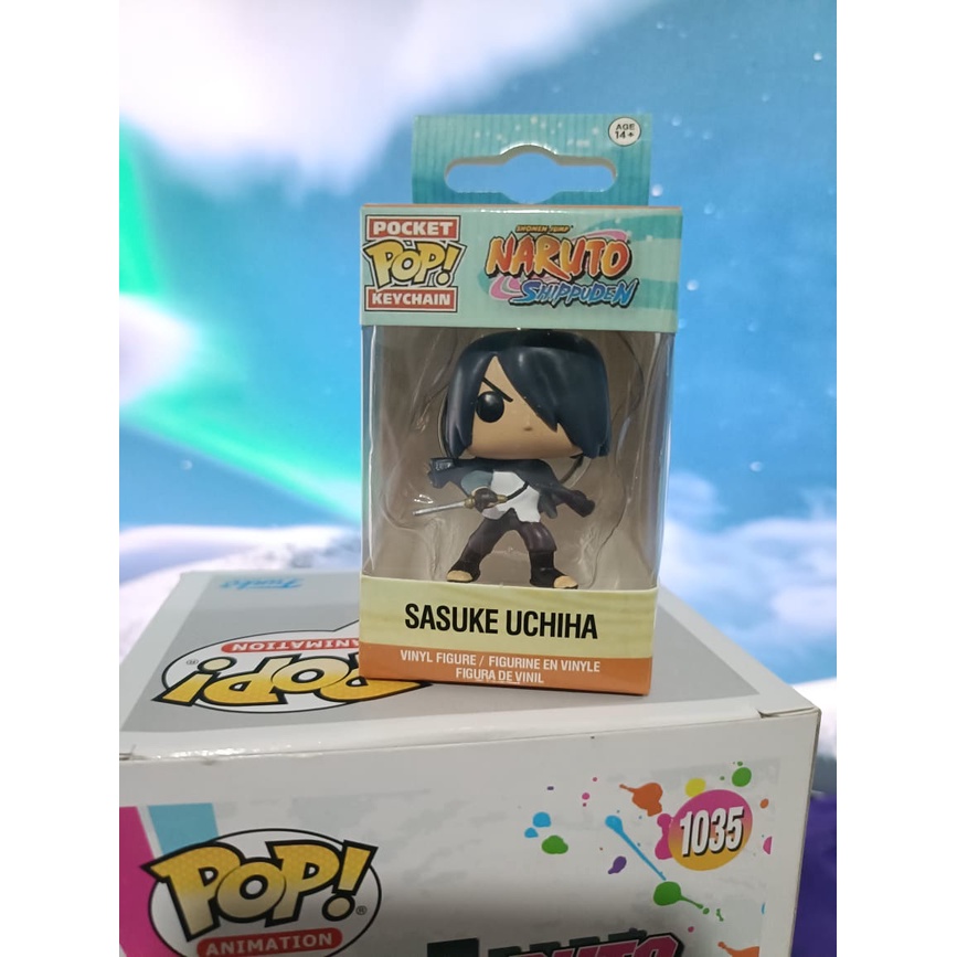 Funko POP Pocket Keychain Animation Naruto- Sasuke Uchiha