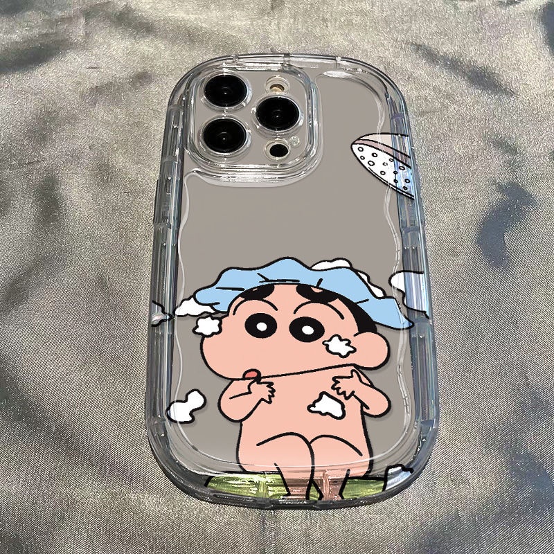 Bathing Crayon Shin-chan Soft Shockproof cartoon Soap Phone case For VIVO Y20 Y20S Y12A Y20A Y20i Y2