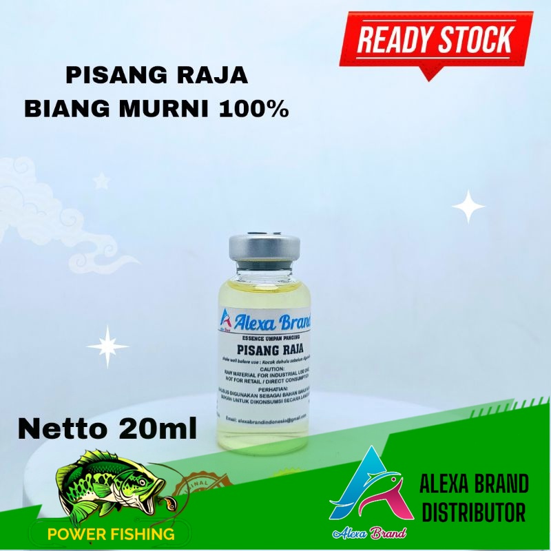 Essen Pisang raja biang murni 100% - Banana - Esen pisang Alexa Brand- umpan pancing