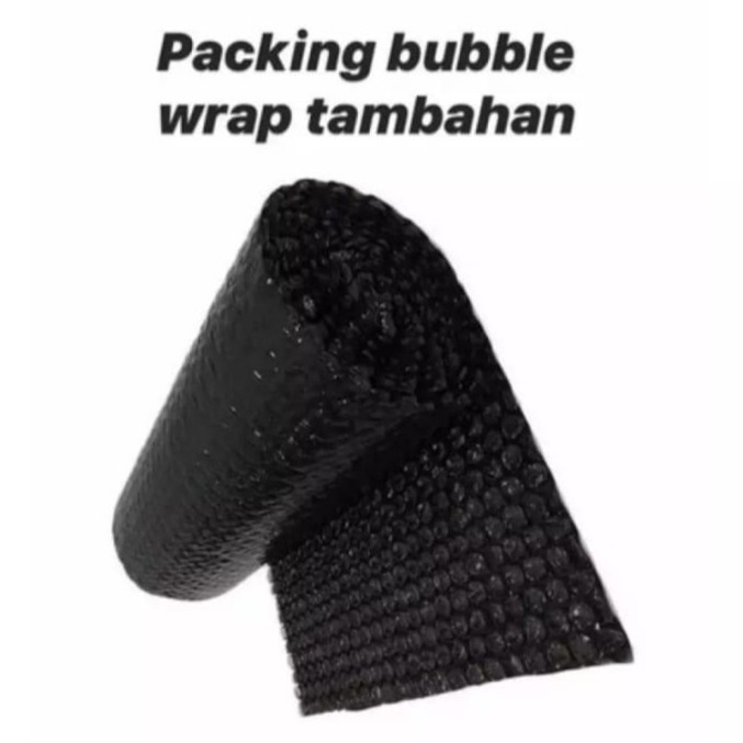 

Buble Wrap Hitam / Tambahan Packing