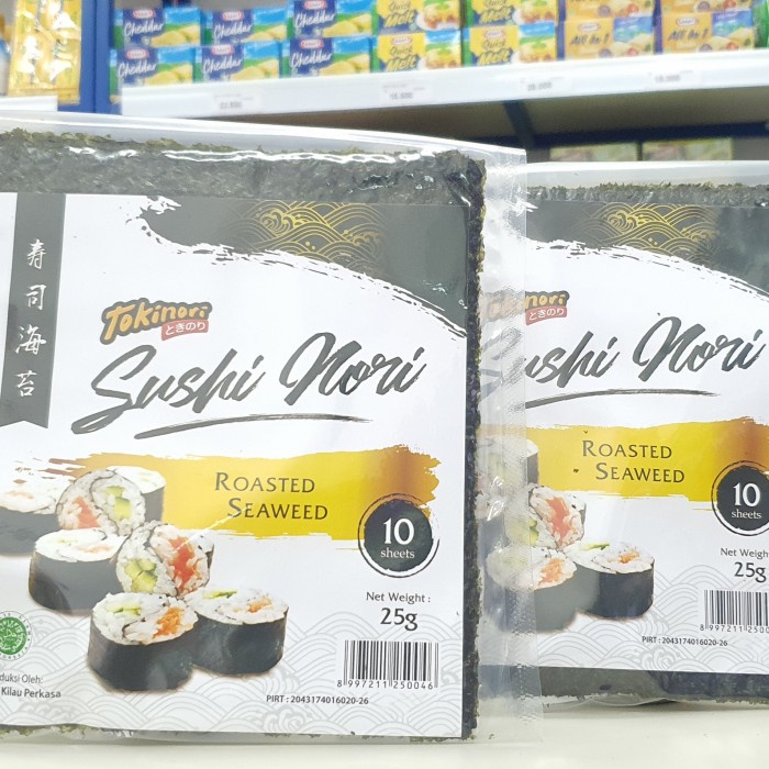 

[SUKSES] DISKON Tokinori Nori / Sushi Nori / Rumput Laut Tokinori (Isi 10Pcs)