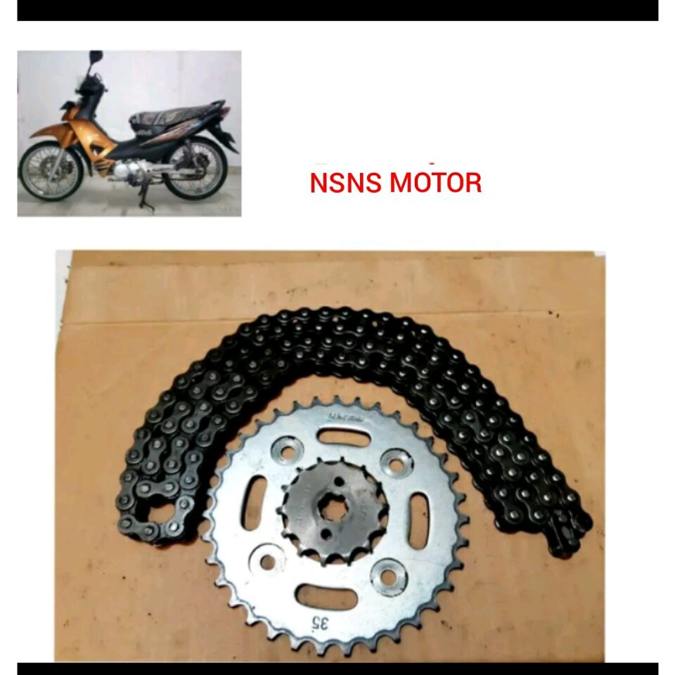 gear set supra fit new original satu set copotan