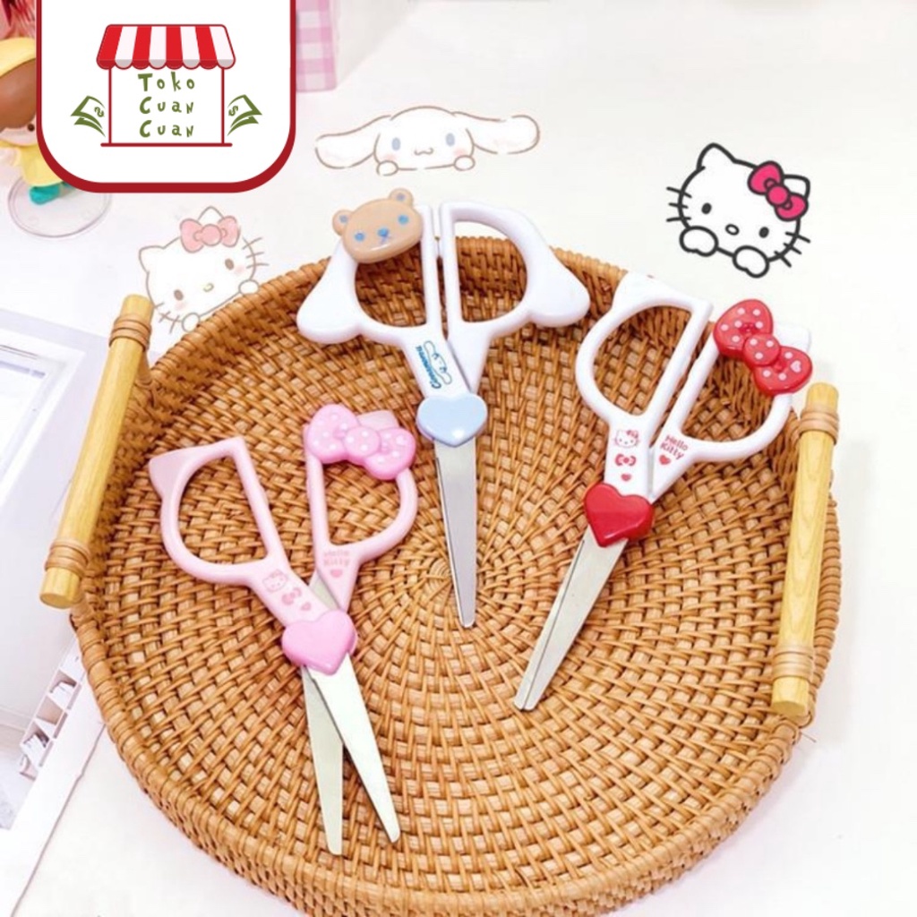 

TCC GUNTING KARAKTER SANRIO GUNTING KERTAS SANRIO LOVE LUCU UNIK KADO GIFT BACK TO SCHOOL