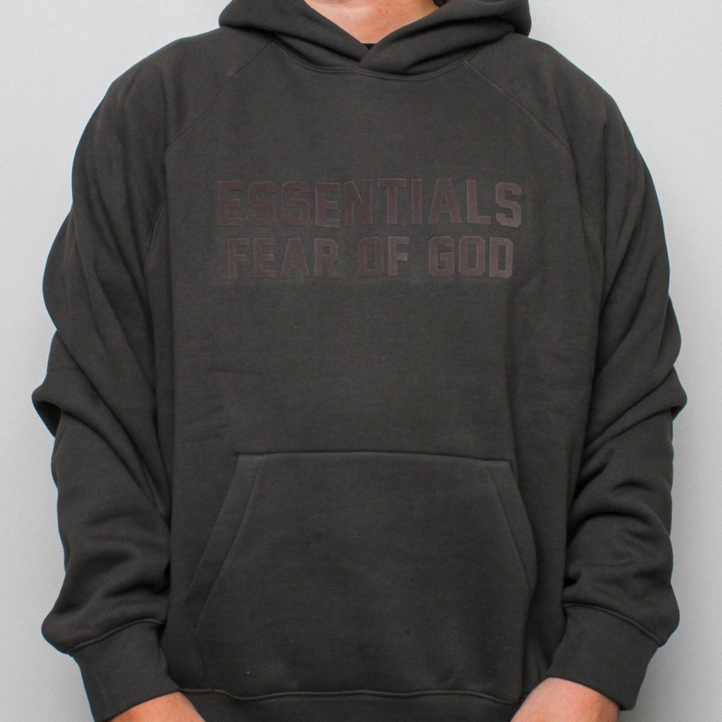 Fear Of God FOG Essentials Off Black Hoodie Mirror 1:1 BNIB Mirror 1:1 Fulltag