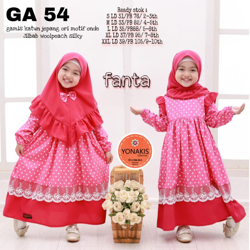 UMAYA - GAMIS ANAK BY YONAKIS ORIGINAL / set gamis anak /gamis yonakis