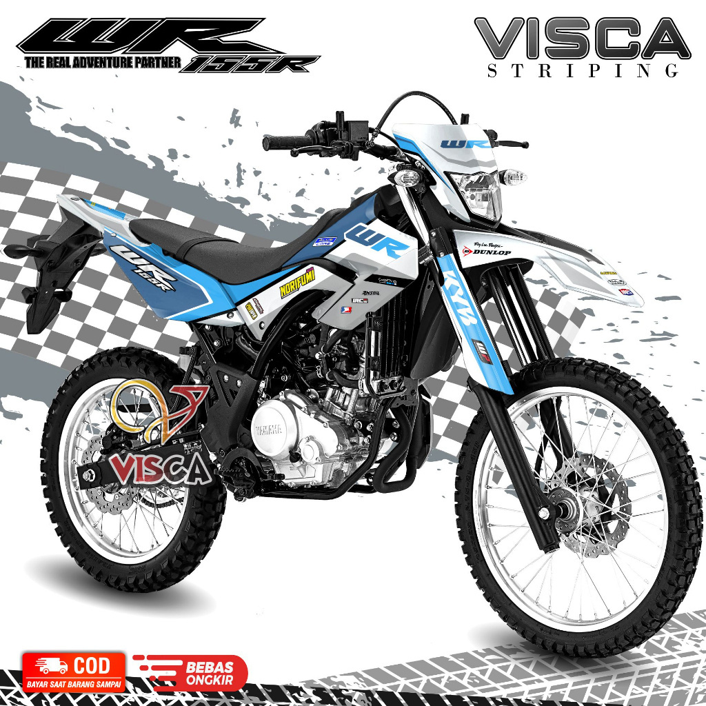 Decal WR 155 - Stiker WR 155 - Dekal WR 155 Full Body - Striping WR 155 Variasi - Decal Hologram WR 