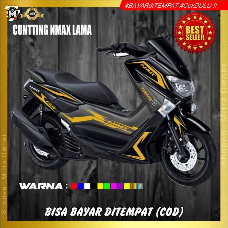 CUTTING STICKER NMAX OLD STIKER CUTTING NMAX LAMA STRIPING VARIASI NMAX OLD