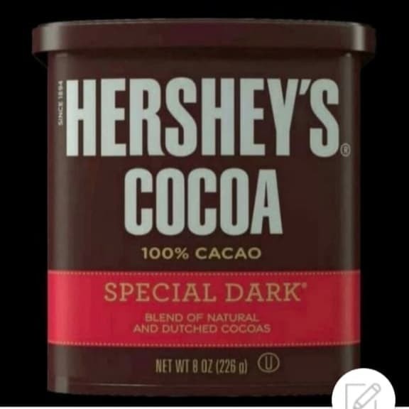 

Hershey cocoa special dark cacao 226gr coklat powder bubuk