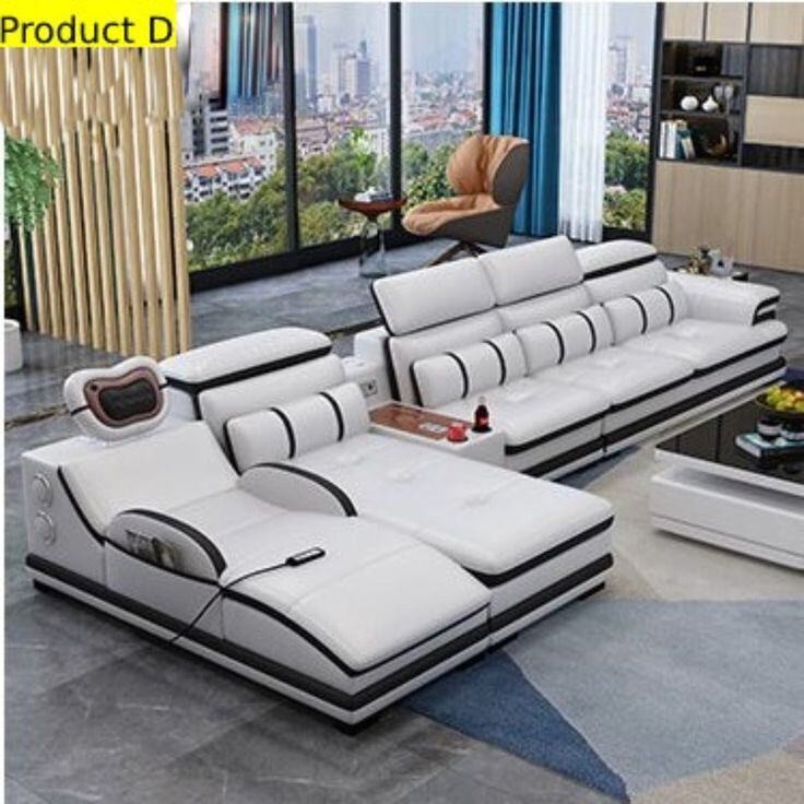 Sofa Kulit Mewah Sofa Tamu Modular Siku Sofa Kursi Tamu Terbaik