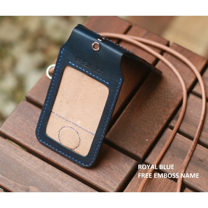 

[Terbaru]Ready Motala Id Card Holder | Lanyard tag leater - Royal Blue