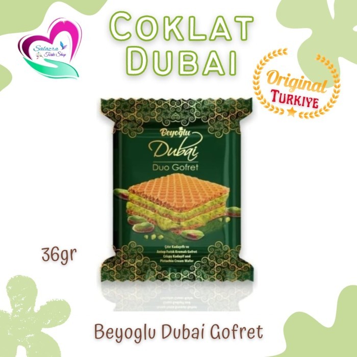 

READY STOCK!!! COKLAT DUBAI ORIGINAL TURKI | COKLAT DUBAI ULKER | WAFER DUBAI TURKI - Beyoglu Gofret