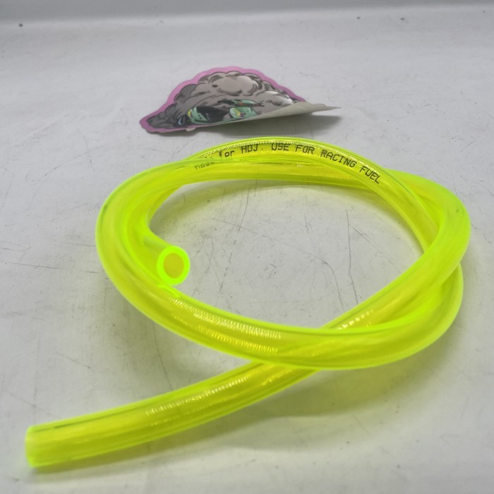ORIGINAL Selang bensin VP & bensol 6mm dan 8mm made in HDJ RACING per meter - 8mm Hijau