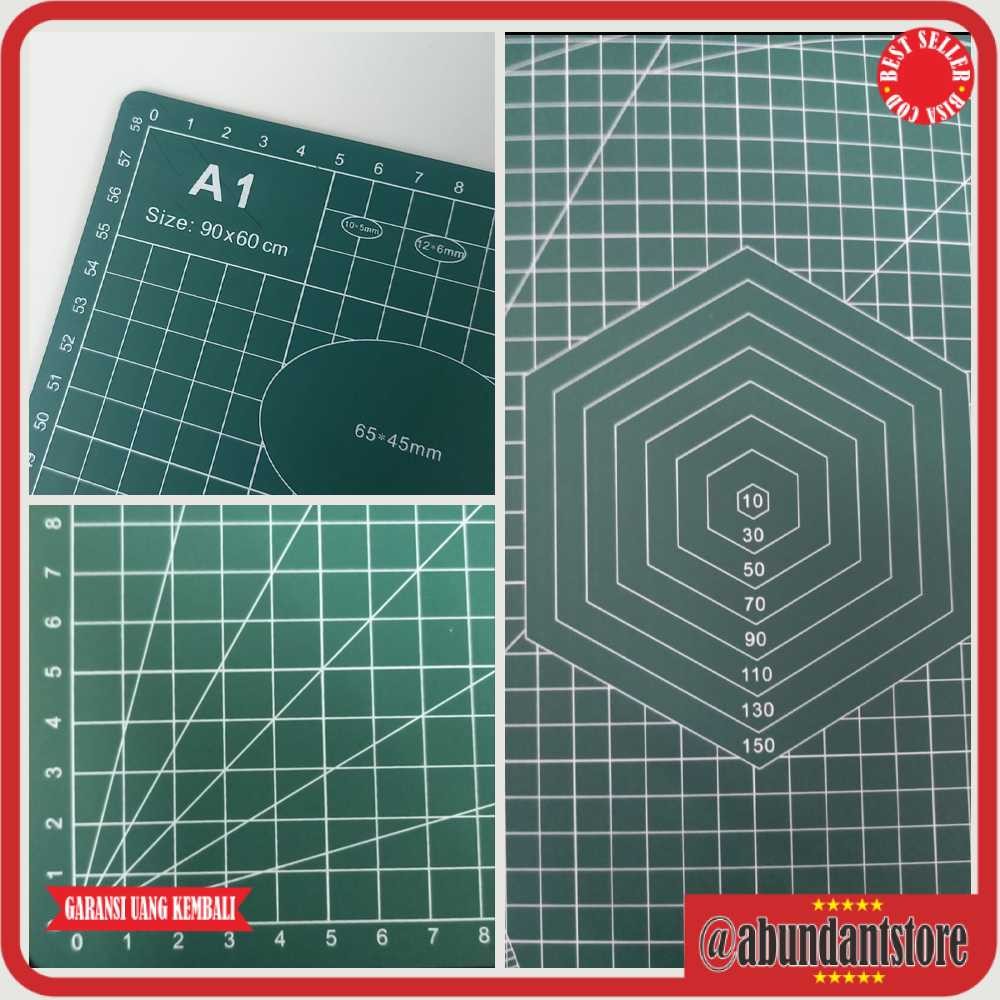 

QJH Working Pad Cutting Mat Alas Potong Papan Kerja A1 90x60cm - QJ4