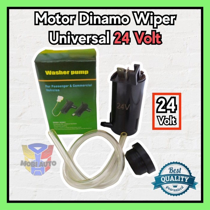 Motor Washer Dinamo Pompa Air Tabung Wiper 24Volt Universal