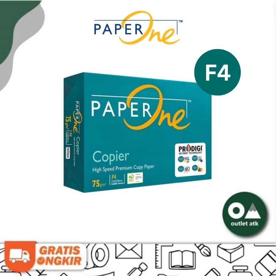 

Kertas HVS F4 / Kertas Fotokopi Paper One 75 gsm / PaperOne Photocopy Paper