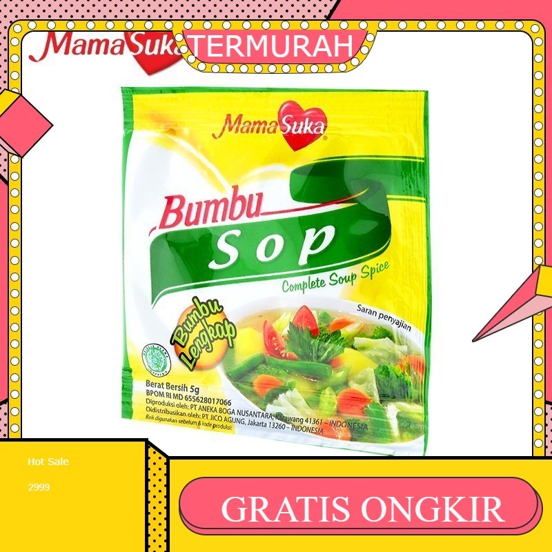 

Mama Suka Bumbu Sop 5gr (12Sachet)