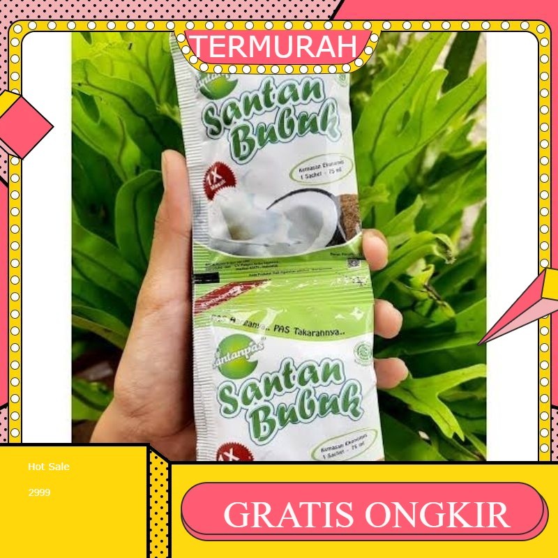 

Santan pas Bubuk 13gr kemasan renteng 10pc/rtg