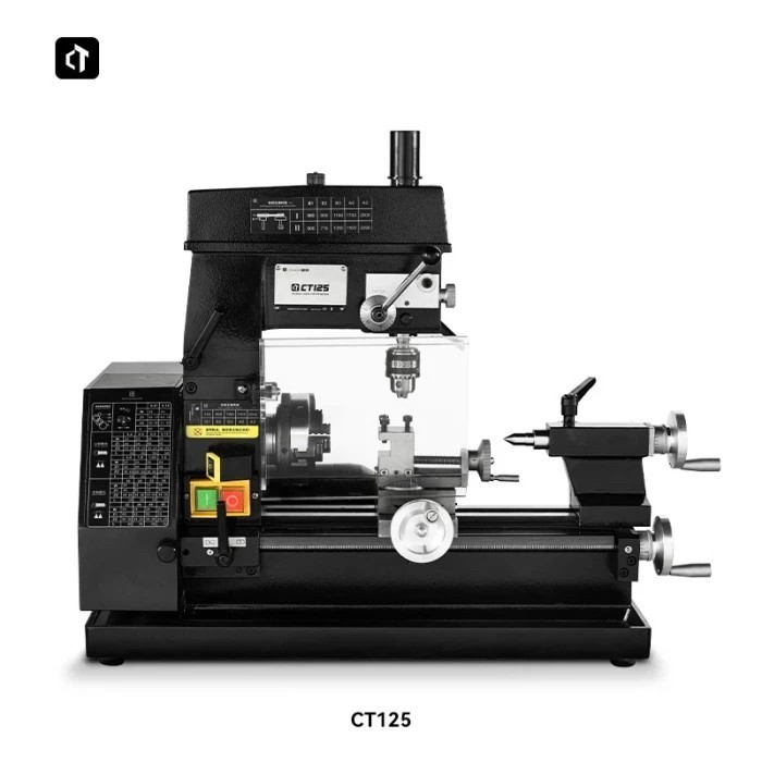 Mesin Bubut Milling Drilling Mini Bor Machine Lathe Multifunction 220V