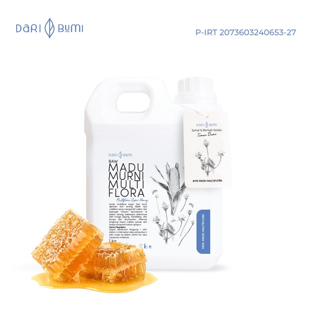 

Madu Asli Multiflora 1kg Dari Bumi Premium Pure Original