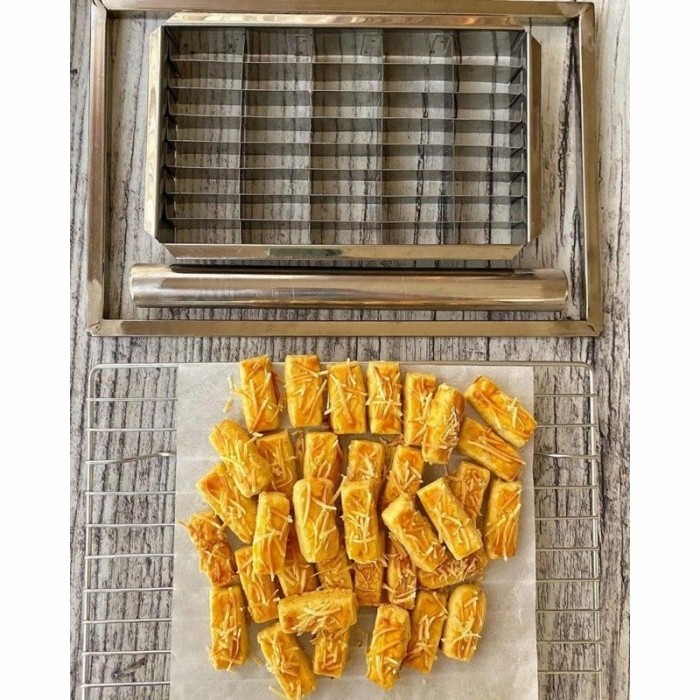 Bingkai perata adonan/Bingkai kue kering/cetakan Kastengel 40 lubang - Kastengel Saja