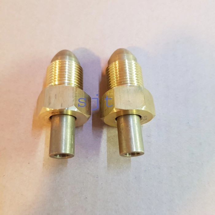 Nepel n2 Nitrogen Masuk Pipa 8mm Las Kuningan Nepel Nitrogen N2