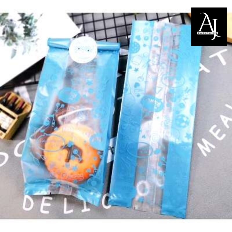 50 Pcs/Pack Plastik Seal Muffin Cookies Nastar motif lucu/ Plastik packaging seal kue kering motif l