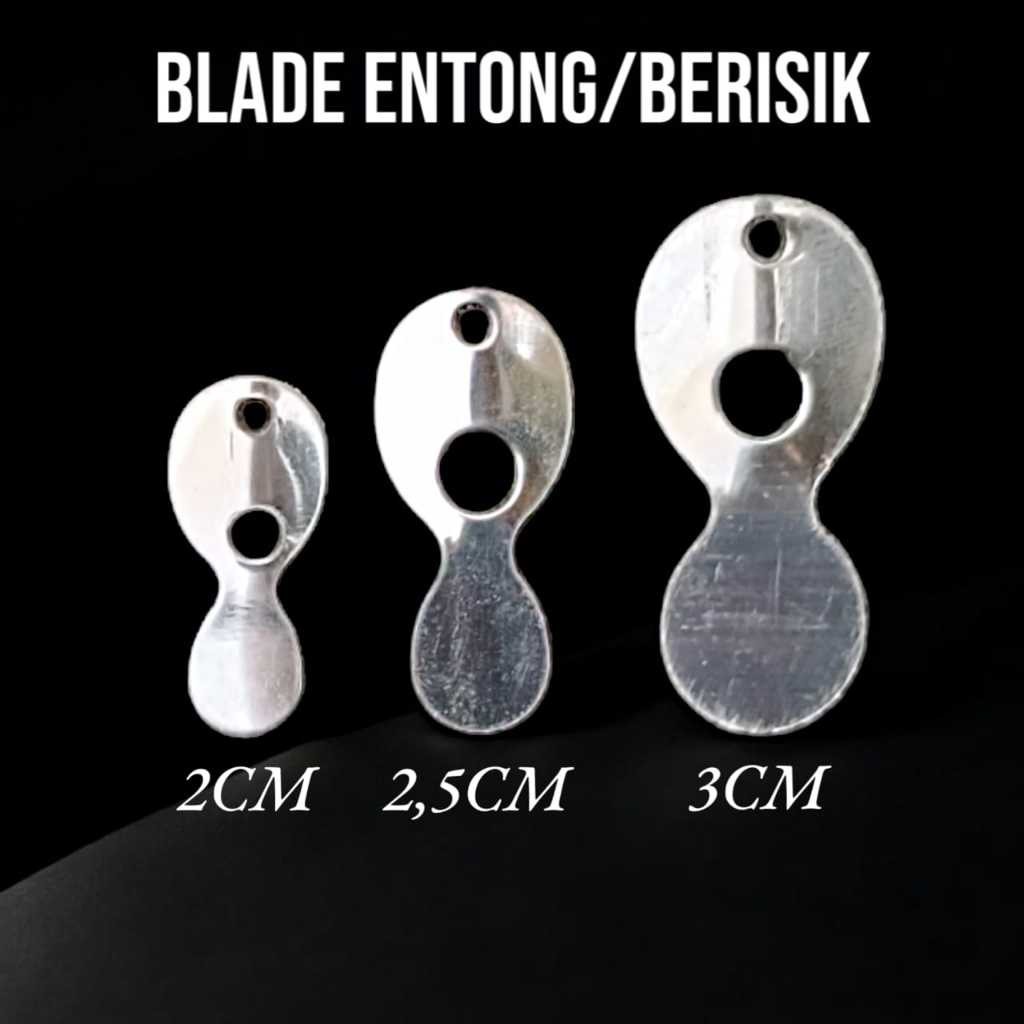 50 PCS BLADE ENTONG SUARA BERISIK UNTUK SOFT FROG