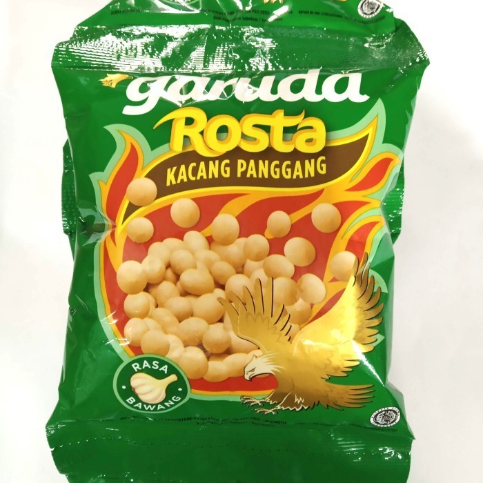 

Kacang Rosta Garuda kacang panggang rosta bawang 20g Renceng | isi 10 bks