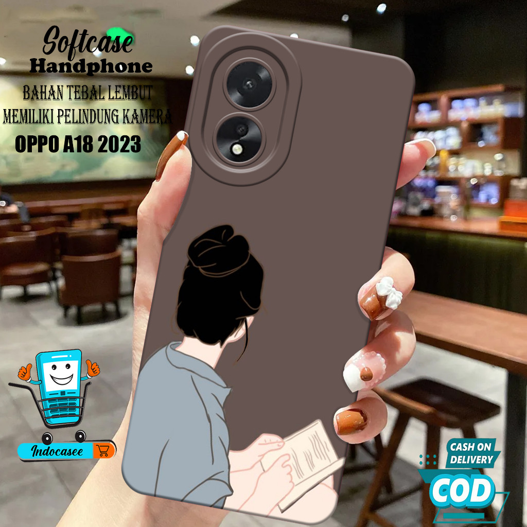 Kesing Hp OPPO A18 2023 - Softcase OPPO A18 2023  Terbaru - Casing OPPO A18 2023 - OPPO A18 2023 - S