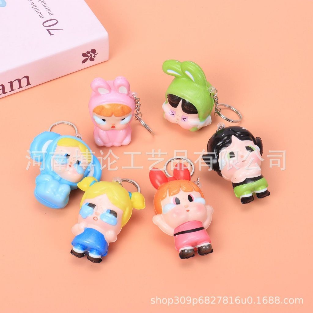 

KKL Gantungan Kunci Squishy Cry Baby Characters