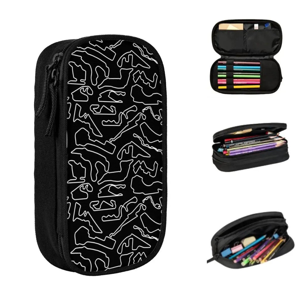 

F1 2023 Tracks Pencil Cases Large Capacity Pen Bags Pen Box Pencil Pouch For Boys Girls Students Stationery School Office