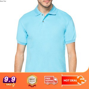 POLO POLOS BIRU MUDA / KAOS KERAH POLOS BIRU MUDA / POLO KERAH / POLO SHIRT / WARNA