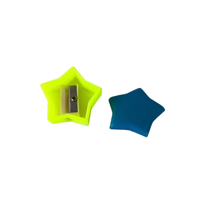 

Orotan Rautan Pensil Kayu Motif Bintang Warna Neon