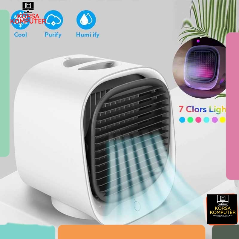 Kipas Angin Air Cooler Pendingin Ruangan Mini AC 300 ml Fan Air Cooling Kipas Angin Kamar Kipas Angi