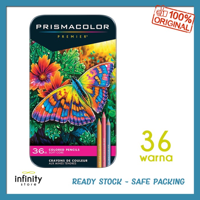 

Prismacolor Premier Colored Pencils Soft Core 36 w prisma color